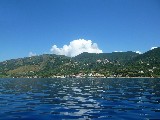 Foto panoramica di Pisciotta e del lungomare.
Foto di Pino Veneroso.